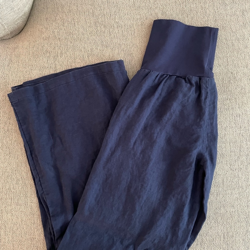 HiHo Marigold Roll Down Linen Pants XS